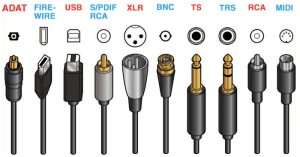 Types of stereo connectors