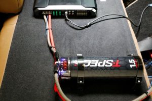 How to charge a car audio capacitor