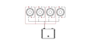 how to wire dvc 4 ohm sub