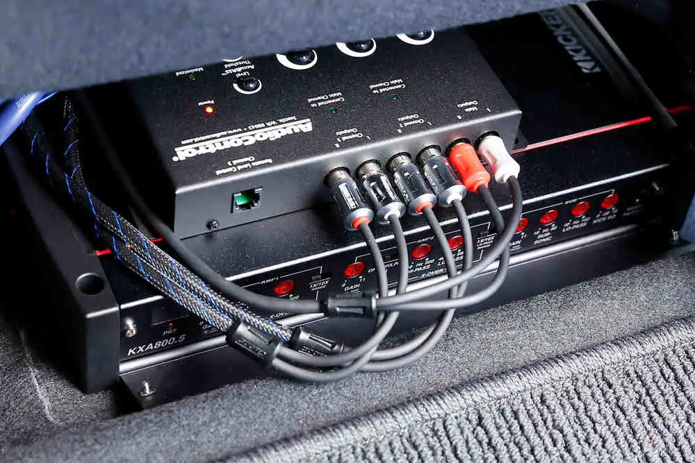 how to use factory amp with aftermarket stereo