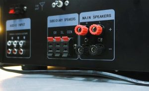 how to connect subwoofer to receiver without subwoofer output