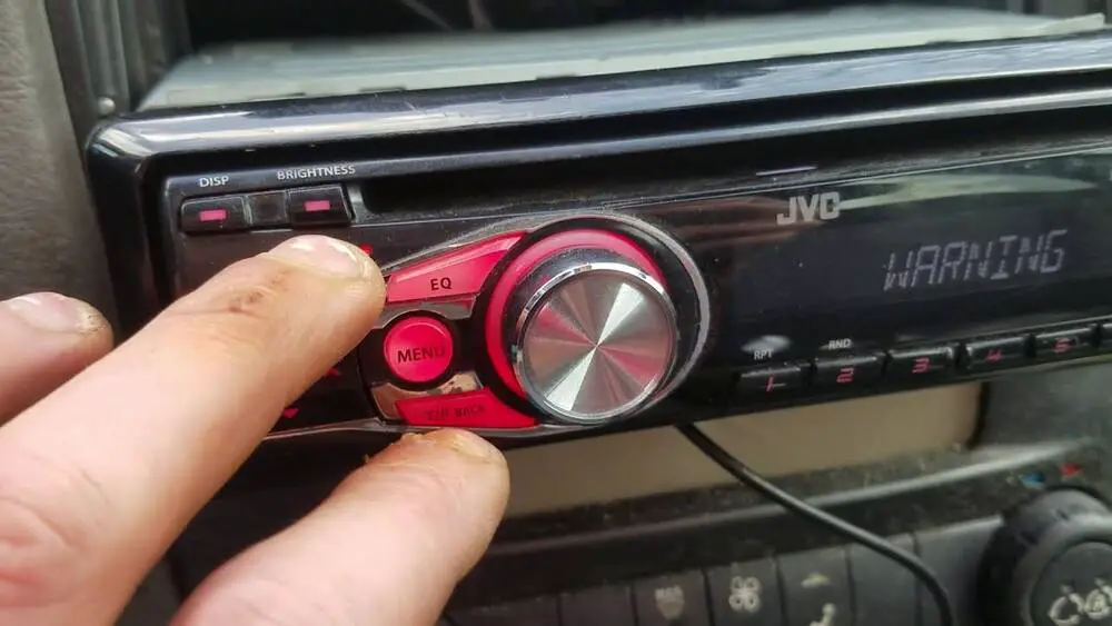 how to reset jvc car stereo