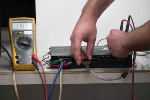 how to set amp gain