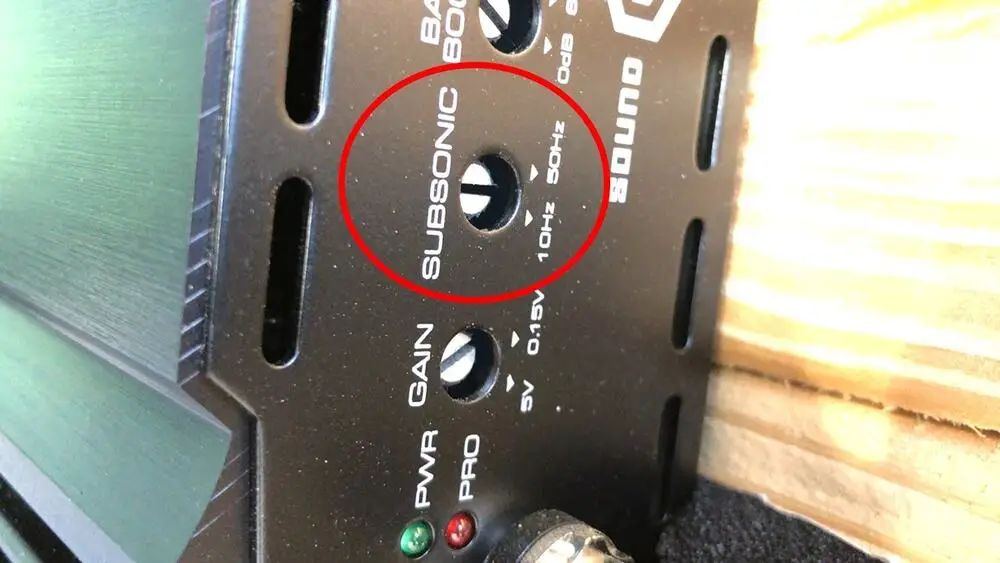 what does subsonic do on an amp