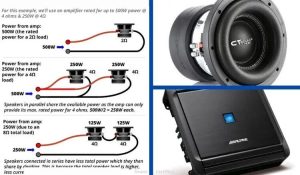can you run 4 ohm speakers at 2 ohms