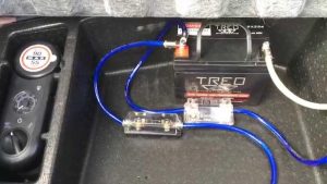 extra battery for car audio system diagram