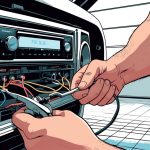 How do you hook up subs to a stock radio