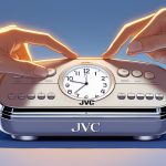 How do you set the clock on a jvc radio